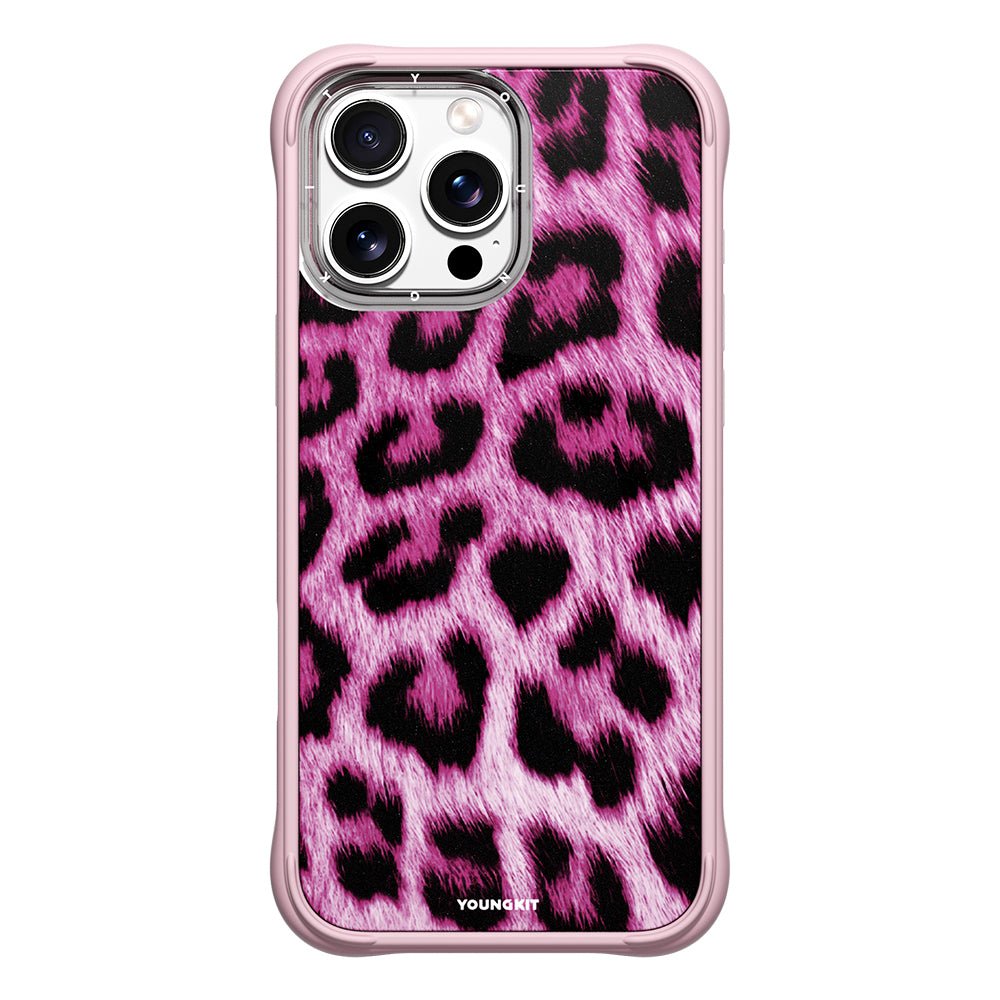 iPhone 15 Pro Max Kılıf M-safe Şarj Özellikli Youngkit Leopard Serisi Kılıf