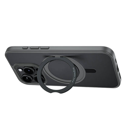 iPhone 15 Pro Max Kılıf M-safe Şarj Özellikli 360° Dönebilen Benks Pop Stand Kılıf