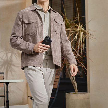 iPhone 15 Pro Max Kılıf M-safe Şarj Özellikli 600D Aramid Fiber Pitaka Military-Grade Classic Serisi Black-Grey Twill Kılıf