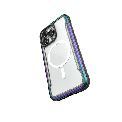 iPhone 15 Pro Max Kılıf M-safe Şarj Özellikli Airbagli Raptic Shield Serisi Şeffaf Arka Yüzey Kılıf