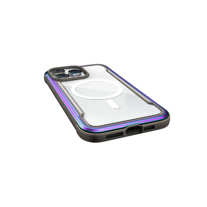 iPhone 15 Pro Max Kılıf M-safe Şarj Özellikli Airbagli Raptic Shield Serisi Şeffaf Arka Yüzey Kılıf