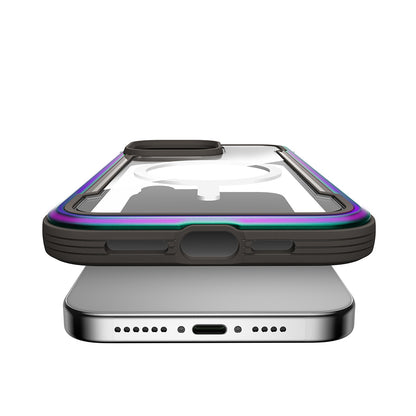 iPhone 15 Pro Max Kılıf M-safe Şarj Özellikli Airbagli Raptic Shield Serisi Şeffaf Arka Yüzey Kılıf