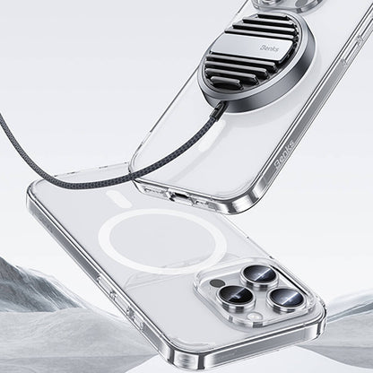 iPhone 15 Pro Max Kılıf M-safe Şarj Özellikli Airbagli Şeffaf Benks LucentPro Serisi Kılıf