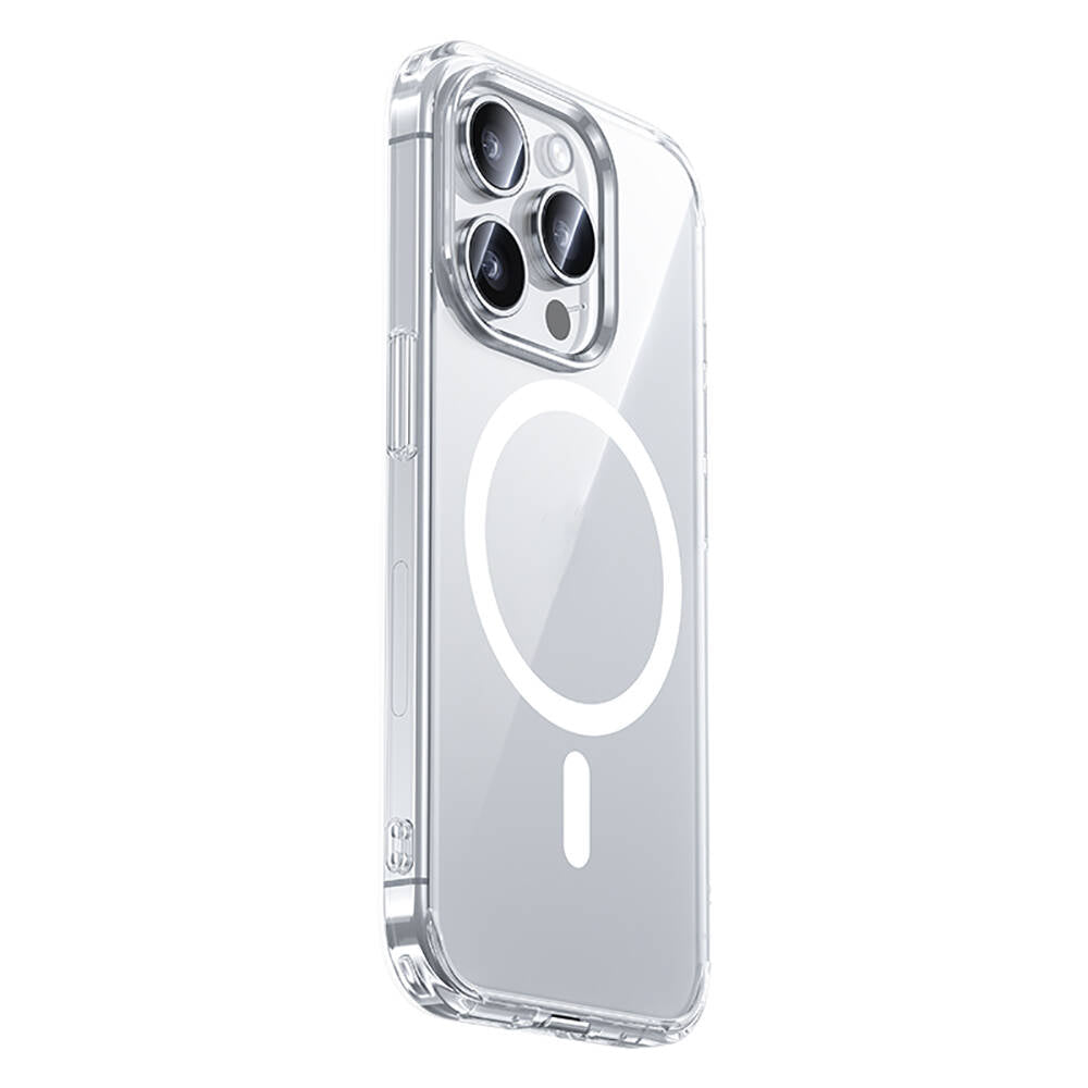 iPhone 15 Pro Max Kılıf M-safe Şarj Özellikli Airbagli Şeffaf Benks LucentPro Serisi Kılıf