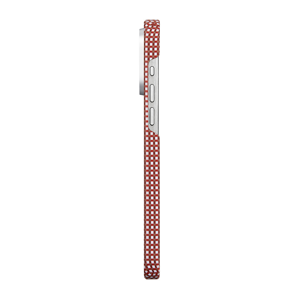 iPhone 15 Pro Max Kılıf M-safe Şarj Özellikli Awa Tasarımlı 1500D Aramid Fiber Pitaka Ultra-Slim Classic Serisi Bonfire Kılıf