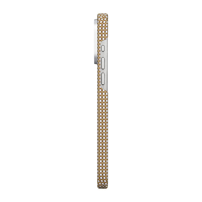 iPhone 15 Pro Max Kılıf M-safe Şarj Özellikli Awa Tasarımlı 1500D Aramid Fiber Pitaka Ultra-Slim Classic Serisi Canyon Kılıf