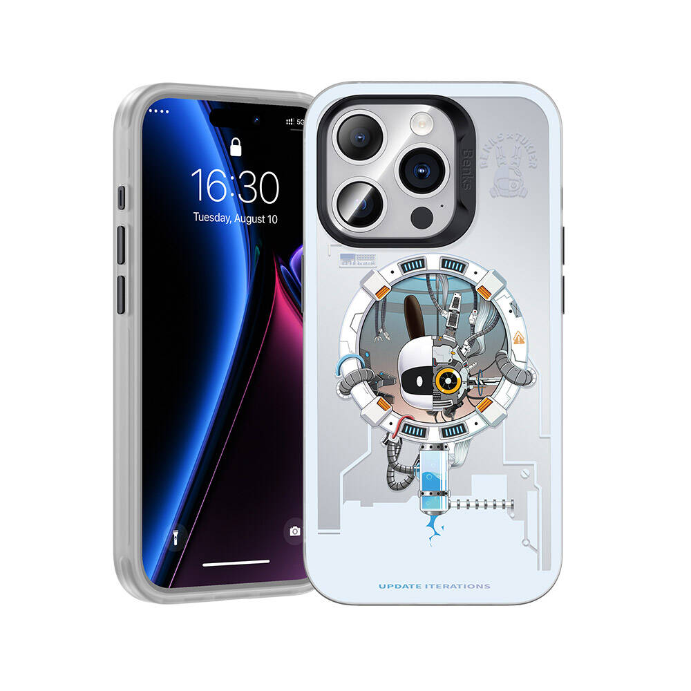 iPhone 15 Pro Max Kılıf M-safe Şarj Özellikli Benks Bunny Explore Kılıf
