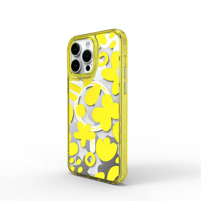 iPhone 15 Pro Max Kılıf M-safe Şarj Özellikli Boya Desenli Wiwu Fluorescent G Serisi Kılıf