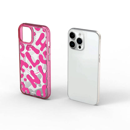 iPhone 15 Pro Max Kılıf M-safe Şarj Özellikli Boya Desenli Wiwu Fluorescent G Serisi Kılıf
