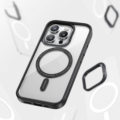 iPhone 15 Pro Max Kılıf M-safe Şarj Özellikli Casebang Body Frame Kılıf