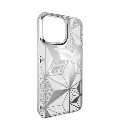 iPhone 15 Pro Max Kılıf M-safe Şarj Özellikli Çift IMD Baskılı Lisanslı Switcheasy Artist-M Asanoha Kılıf