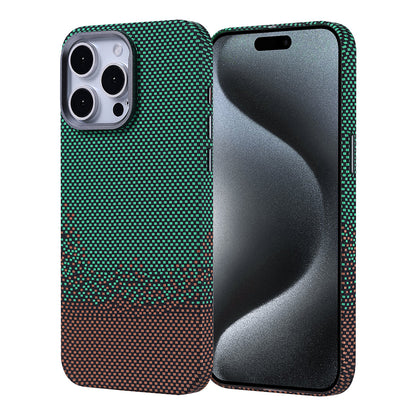 iPhone 15 Pro Max Kılıf M-safe Şarj Özellikli Karbon Fiber Görünümlü Zore Nekst Kılıf