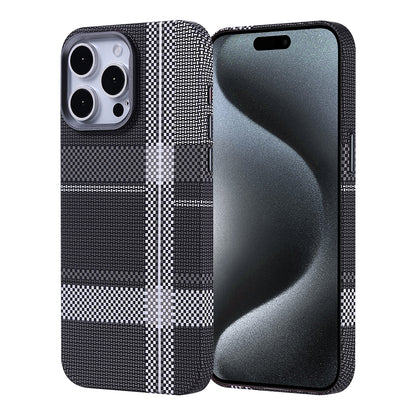 iPhone 15 Pro Max Kılıf M-safe Şarj Özellikli Karbon Fiber Görünümlü Zore Nekst Kılıf