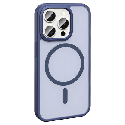 iPhone 15 Pro Max Kılıf M-safe Şarj Özellikli Mat Arka Yüzey Zore Sio Kılıf