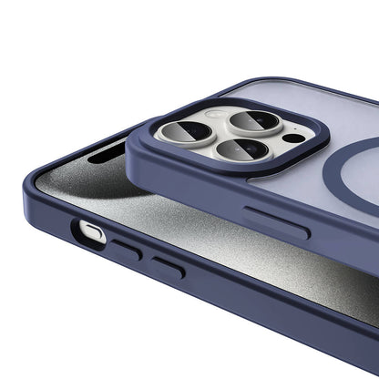 iPhone 15 Pro Max Kılıf M-safe Şarj Özellikli Mat Arka Yüzey Zore Sio Kılıf