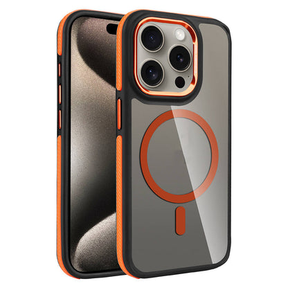 iPhone 15 Pro Max Kılıf M-safe Şarj Özellikli Mat Görünümlü Zore Solo Kılıf