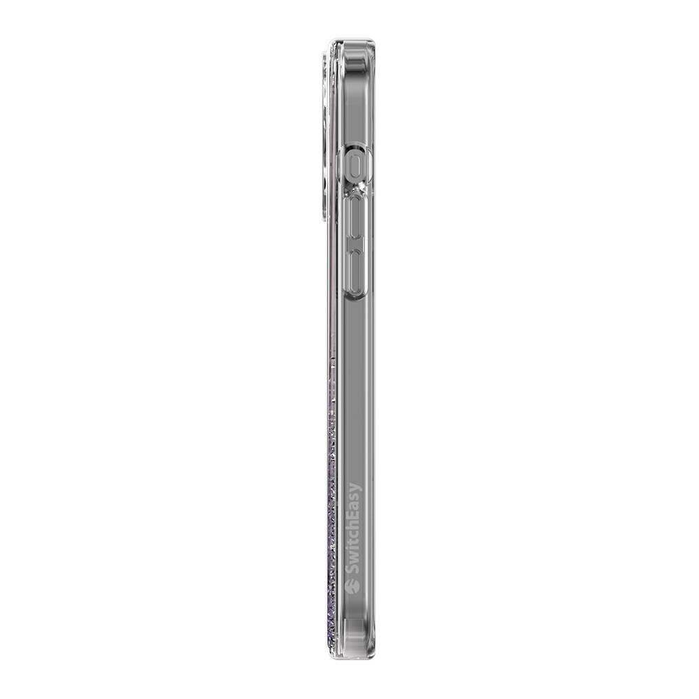 iPhone 15 Pro Max Kılıf M-safe Şarj Özellikli Parlayan Simli Şeffaf Lisanslı Switcheasy Starfield-M Kılıf
