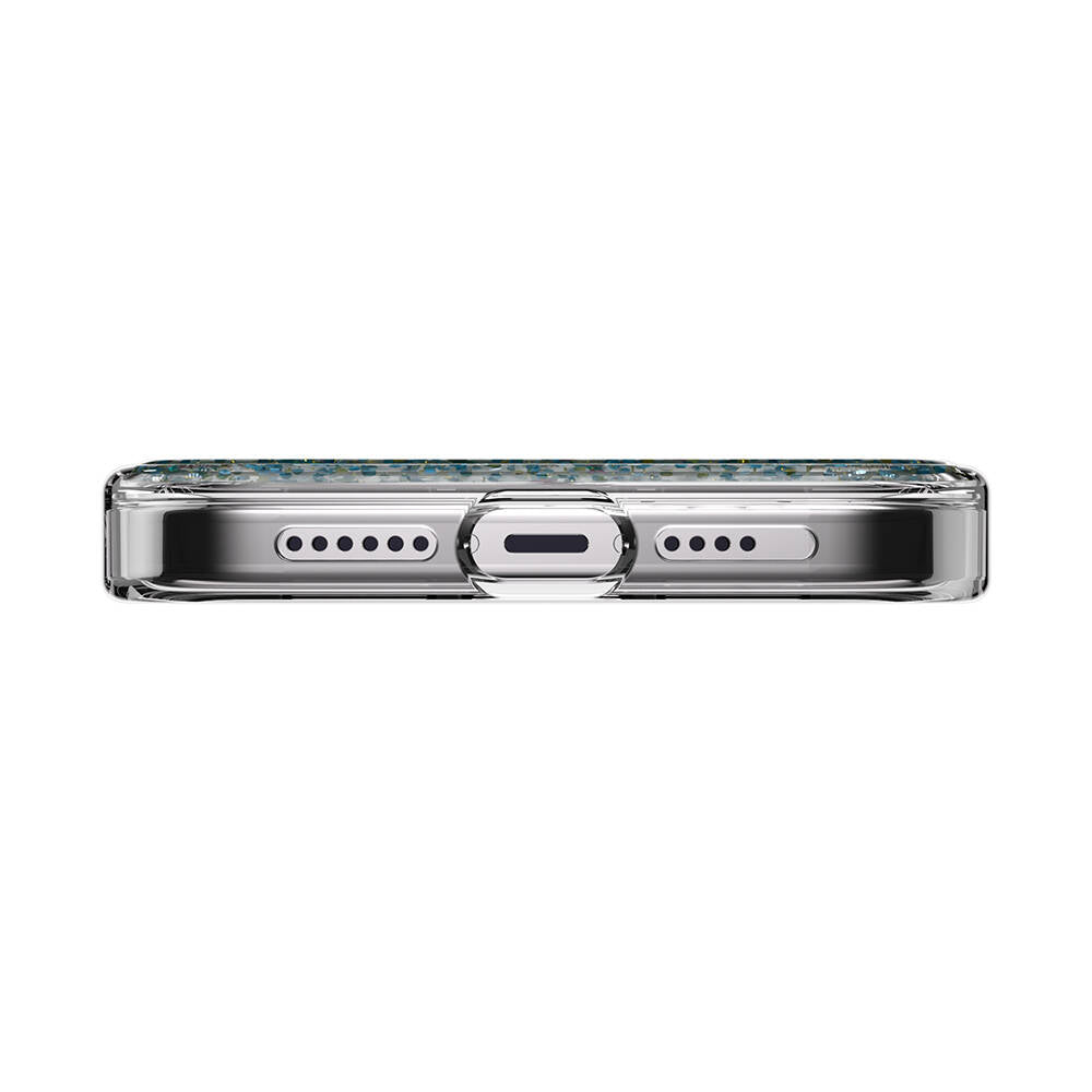 iPhone 15 Pro Max Kılıf M-safe Şarj Özellikli Parlayan Simli Şeffaf Lisanslı Switcheasy Starfield-M Kılıf