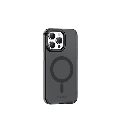 iPhone 15 Pro Max Kılıf M-safe Şarj Özellikli Saydam Arka Yüzey Recci Crystal Color Serisi Kılıf