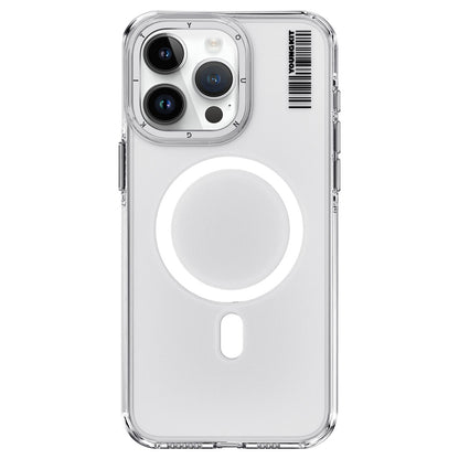 iPhone 15 Pro Max Kılıf M-safe Şarj Özellikli Şeffaf Youngkit Crystal Shield Serisi Kılıf