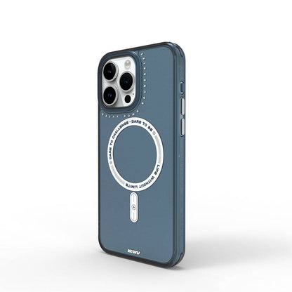 iPhone 15 Pro Max Kılıf M-safe Şarj Özellikli Wiwu Basic Color J Serisi Kılıf
