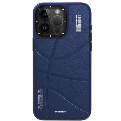 iPhone 15 Pro Max Kılıf M-safe Şarj Özellikli Youngkit Backboard Serisi Leather Kılıf