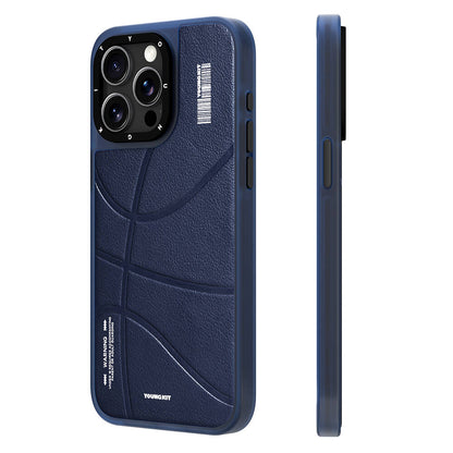 iPhone 15 Pro Max Kılıf M-safe Şarj Özellikli Youngkit Backboard Serisi Leather Kılıf