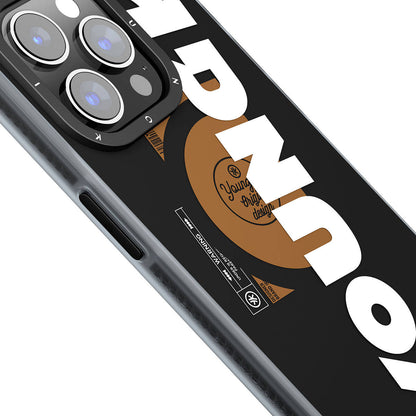 iPhone 15 Pro Max Kılıf M-safe Şarj Özellikli Youngkit Binfen Serisi Yazı Temalı Kılıf