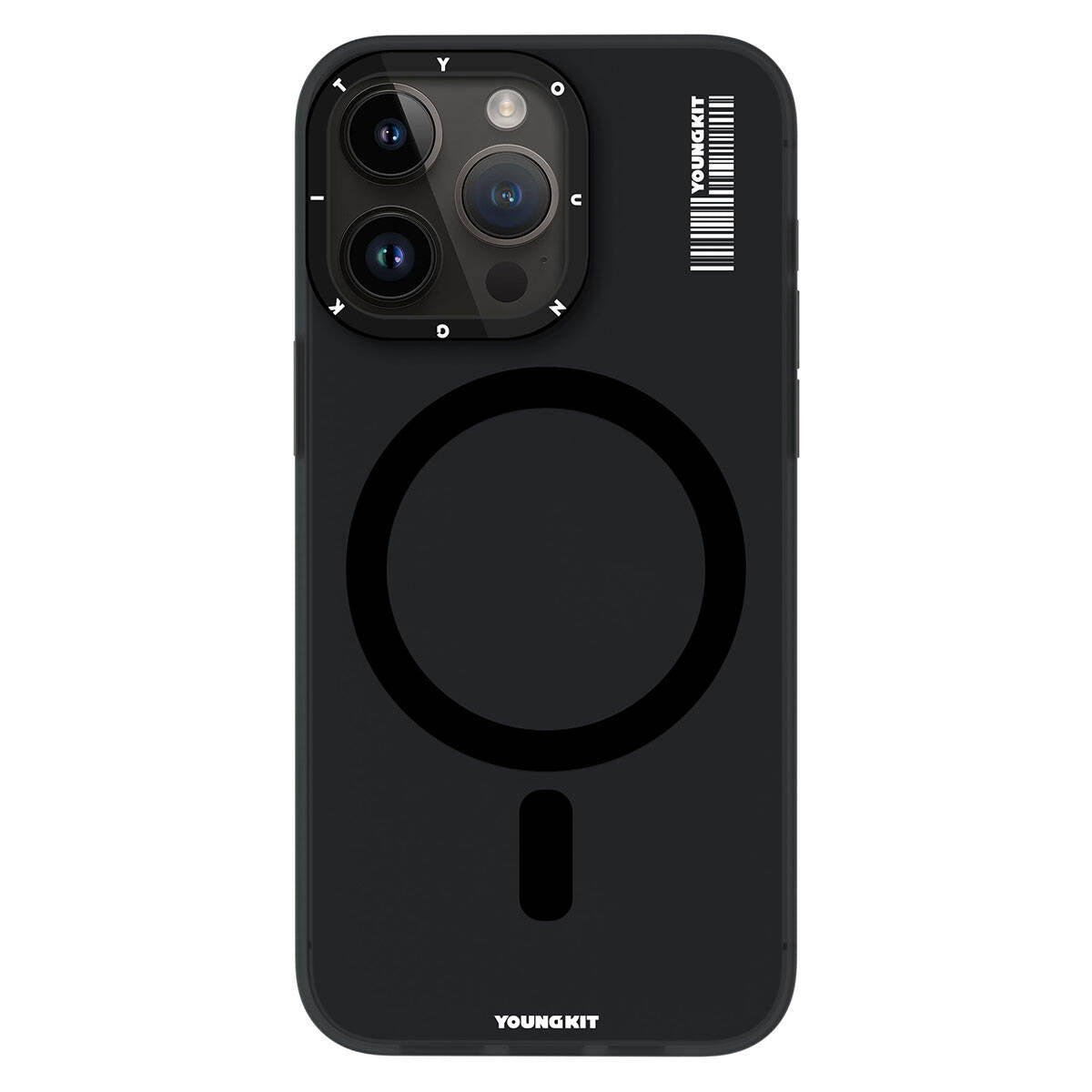 iPhone 15 Pro Max Kılıf M-safe Şarj Özellikli Youngkit Hidden Sand Serisi Kılıf