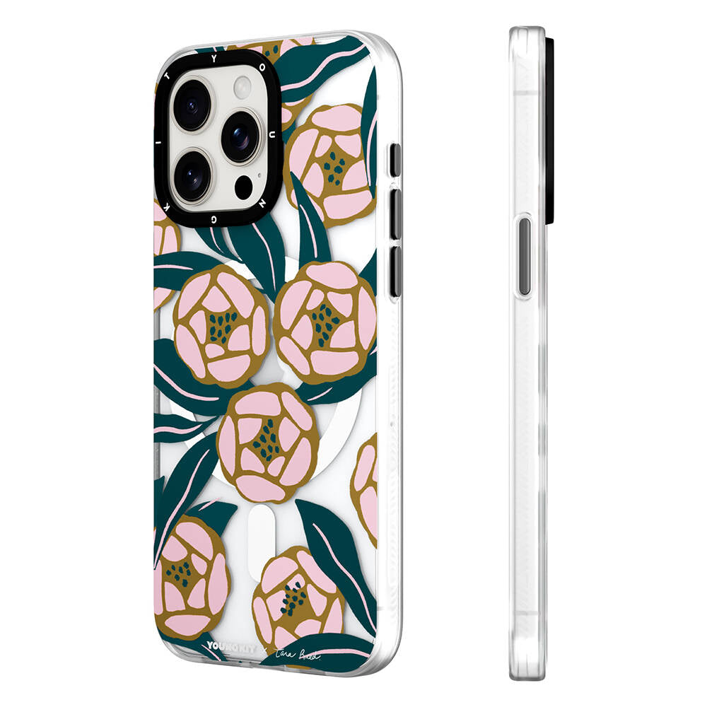 iPhone 15 Pro Max Kılıf M-safe Şarj Özellikli YoungKit Huagu Serisi Kılıf