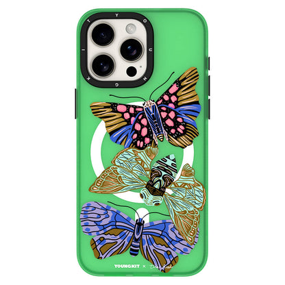 iPhone 15 Pro Max Kılıf M-safe Şarj Özellikli YoungKit Huagu Serisi Kılıf