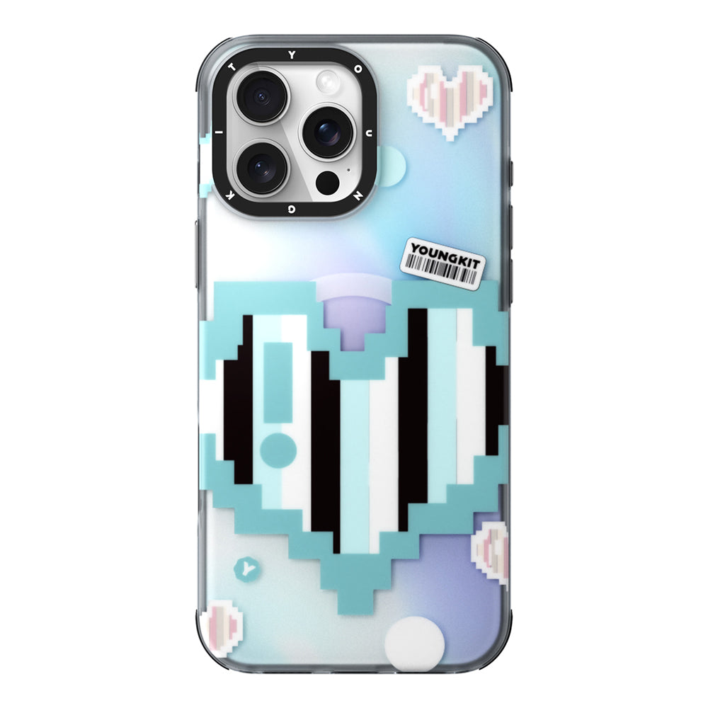iPhone 15 Pro Max Kılıf M-safe Şarj Özellikli Youngkit Love Serisi Kılıf