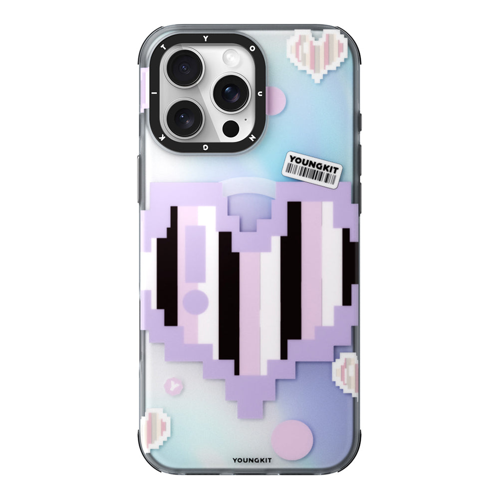 iPhone 15 Pro Max Kılıf M-safe Şarj Özellikli Youngkit Love Serisi Kılıf