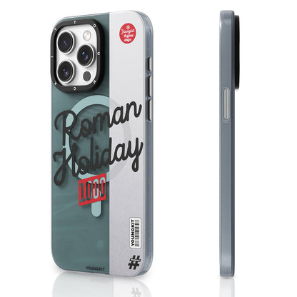 iPhone 15 Pro Max Kılıf M-safe Şarj Özellikli Youngkit Motorcycle Legend Serisi Kılıf