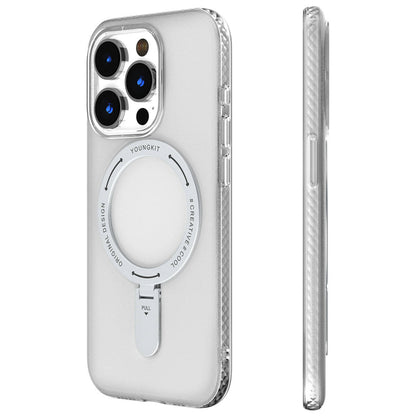 iPhone 15 Pro Max Kılıf M-safe Şarj Özellikli Youngkit Rock Serisi Kılıf