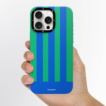 iPhone 15 Pro Max Kılıf M-safe Şarj Özellikli Youngkit Striped Piano Keys Serisi Kılıf