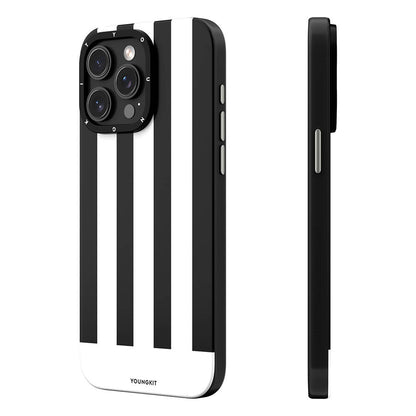 iPhone 15 Pro Max Kılıf M-safe Şarj Özellikli Youngkit Striped Piano Keys Serisi Kılıf