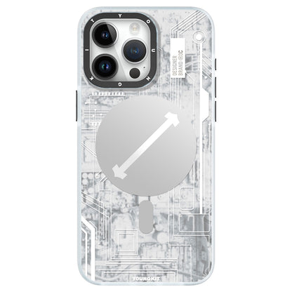 iPhone 15 Pro Max Kılıf M-safe Şarj Özellikli YoungKit Technology Serisi Kılıf