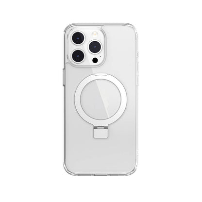 iPhone 15 Pro Max Kılıf M-safe Şarj Özellikli Yüzük Standlı Lisanslı Switcheasy Magstand-M Kılıf