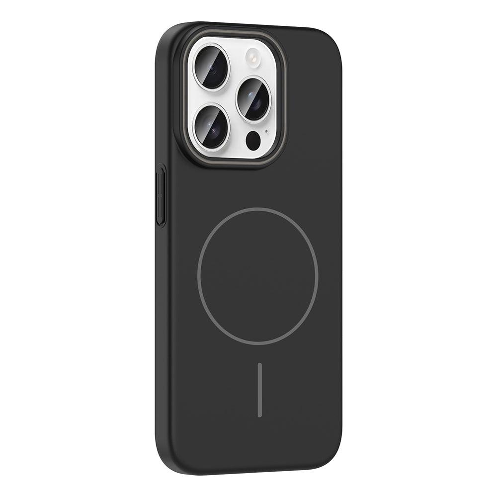 iPhone 15 Pro Max Kılıf M-safe Şarj Özellikli Zore Ruby Sert Kılıf