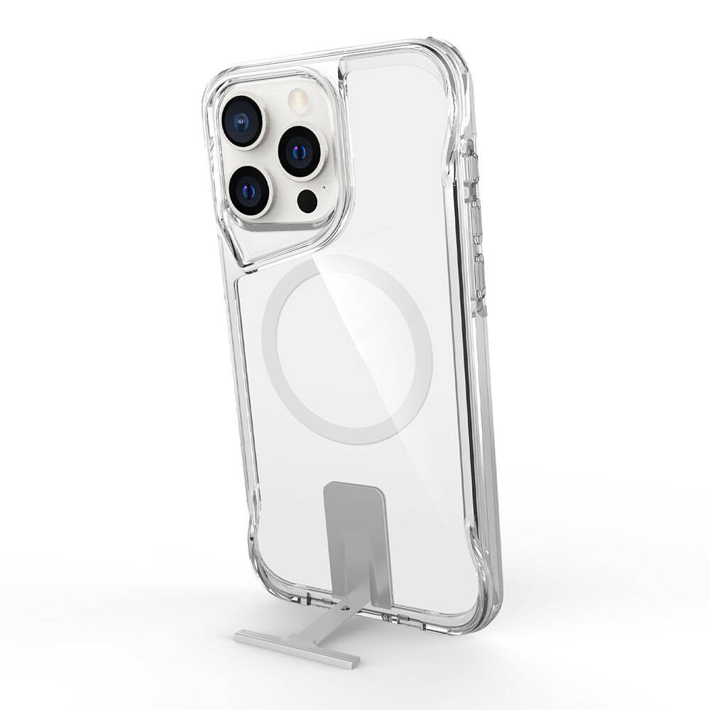 iPhone 15 Pro Max Kılıf M-safe Şarj Özellikli Zore T-Max Standlı Kılıf
