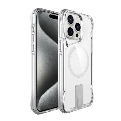 iPhone 15 Pro Max Kılıf M-safe Şarj Özellikli Zore T-Max Standlı Kılıf