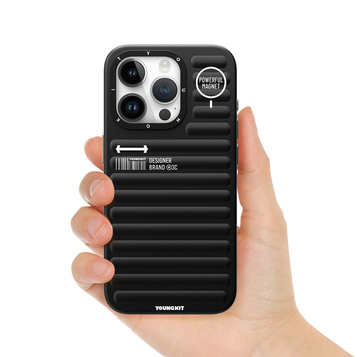 iPhone 15 Pro Max Kılıf Mat Renkli Tasarım YoungKit Original Serisi Kılıf