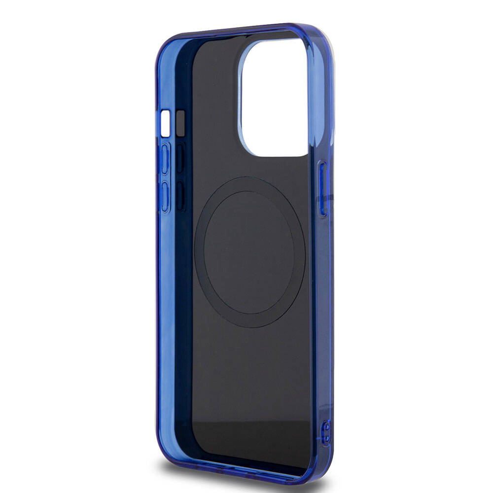 iPhone 15 Pro Max Kılıf Mercedes Benz Orijinal Lisanslı M-safe Şarj Özellikli Çift Katmanlı Mini Yıldız Desenli Kılıf