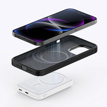 iPhone 15 Pro Max Kılıf Recci Aurora Serisi M-safe Şarj Özellikli Kılıf
