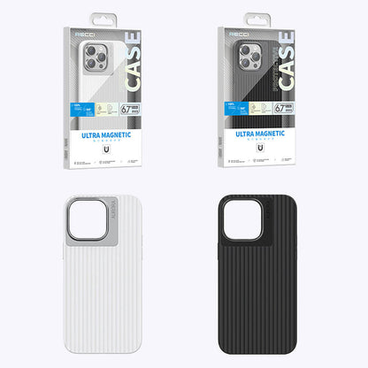 iPhone 15 Pro Max Kılıf Recci Aurora Serisi M-safe Şarj Özellikli Kılıf