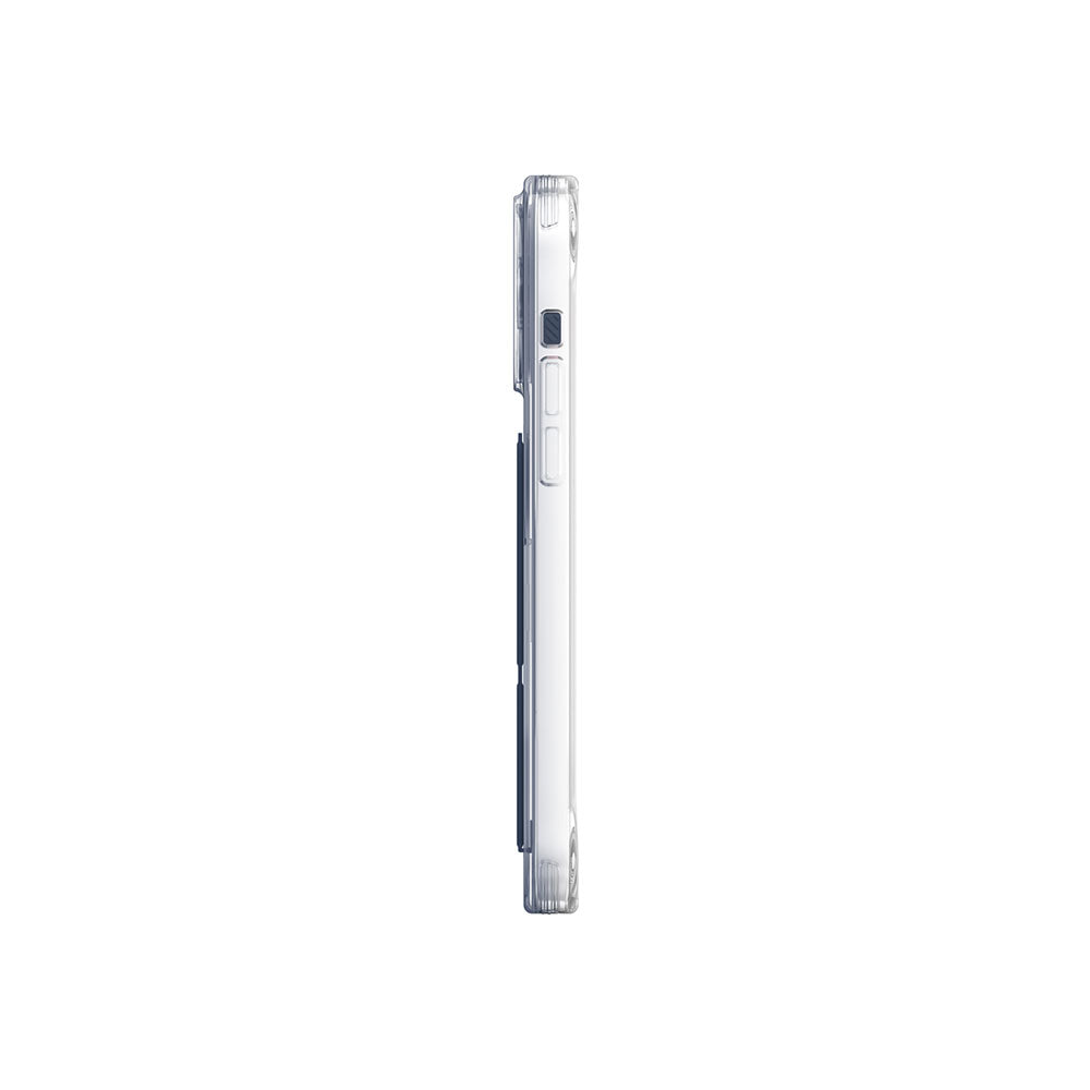 iPhone 15 Pro Max Kılıf SkinArma Şeffaf Renk Geçişli Airbag Tasarımlı Standlı Cosmo Kılıf