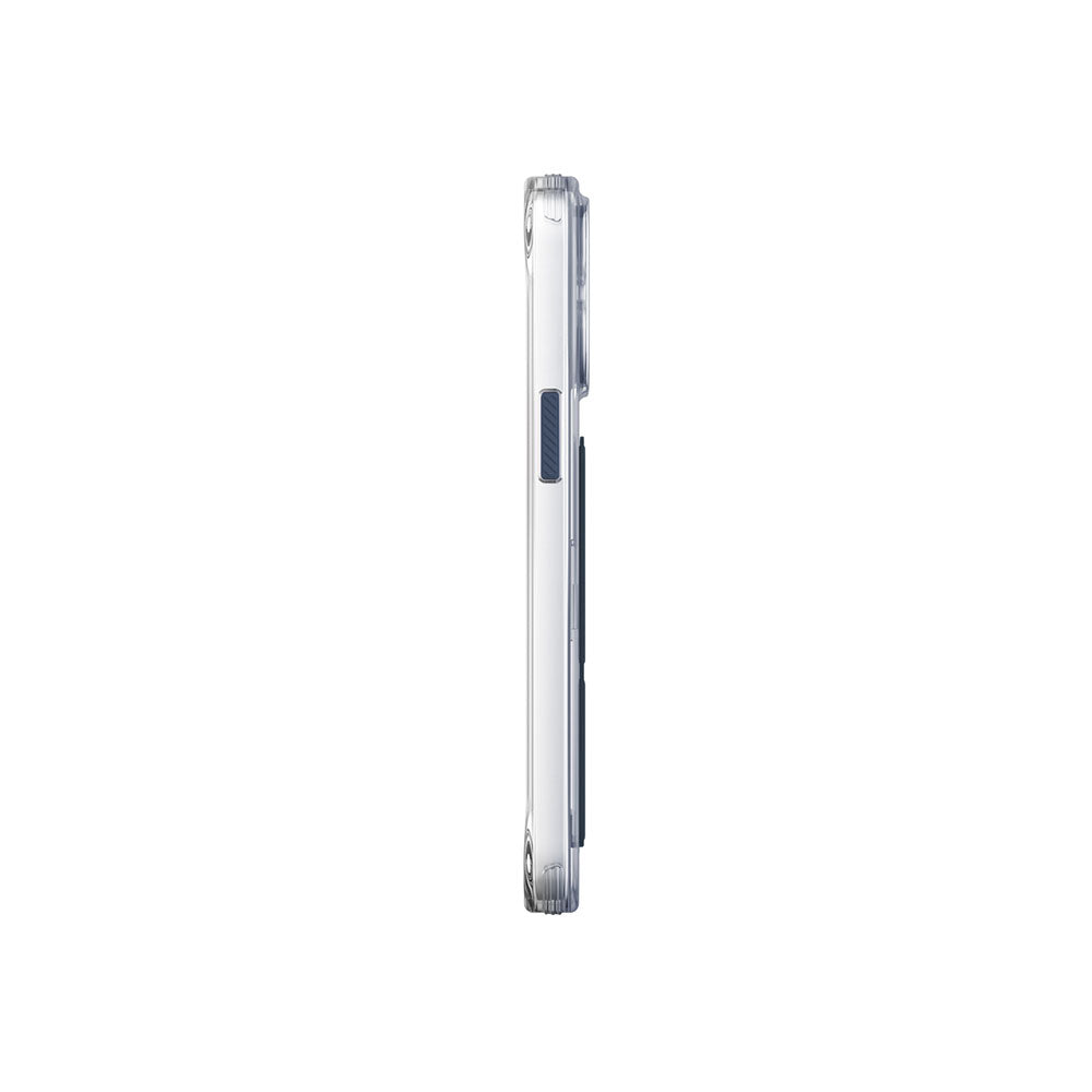 iPhone 15 Pro Max Kılıf SkinArma Şeffaf Renk Geçişli Airbag Tasarımlı Standlı Cosmo Kılıf