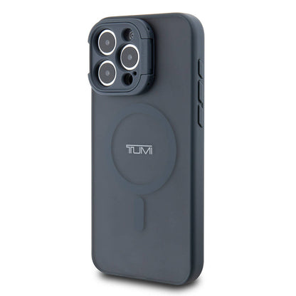 iPhone 15 Pro Max Kılıf TUMI Orijinal Lisanslı M-safe Şarj Özellikli Kamera Standlı Buzlu Mat Kılıf