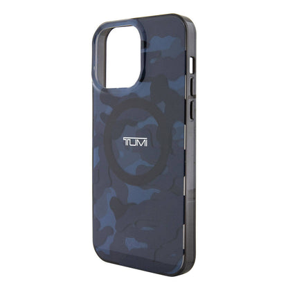 iPhone 15 Pro Max Kılıf TUMI Orijinal Lisanslı M-safe Şarj Özellikli PC TPU Çift Katmanlı Kamuflaj Desenli Kılıf